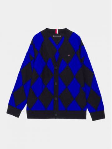 Tommy Hilfiger Кардиган KB0KB08622 Cиній Regular Fit Tommy Hilfiger Кардиган KB0KB08622 Cиній Regular Fit