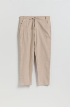 Reserved - Штани-чиноси regular fit - бежевий - QF156-08M