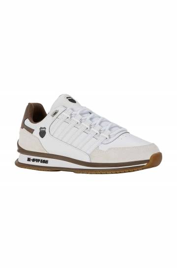 Кожаные кроссовки K-Swiss RINZLER GT цвет белый 08907.912.M Кожаные кроссовки K-Swiss RINZLER GT цвет белый 08907.912.M