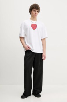 Хлопковая футболка Fiorucci Lollipop Heart Print Boxy Fit T-Shirt