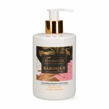 Уценка! Питательный крем для рук и ногтей Bielenda Professional Nailspiration Baroque Nourishing Hand & Nail Cream, 300 мл Уценка! Питательный крем для рук и ногтей Bielenda Professional Nailspiration Baroque Nourishing Hand & Nail Cream, 300 мл