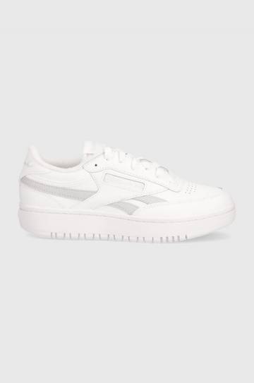 Кожаные кроссовки Reebok Classic Club C цвет белый 100074269 Кожаные кроссовки Reebok Classic Club C цвет белый 100074269
