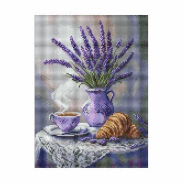 Алмазная мозаика Ideyka Лавандовый натюрморт, 30*40 см (AMO8208) Алмазная мозаика Ideyka Лавандовый натюрморт, 30*40 см (AMO8208)