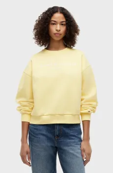 Женский желтый свитшот CORP LOGO Желтый M Tommy Hilfiger WW0WW47831