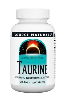 Таурин Source Naturals Taurine, 500 мг, 120 таблеток