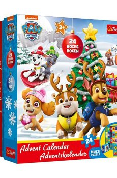 Адвент-календарь Trefl Щенячий патруль, с пазлами, от 3 лет, 24 отделения (36148)