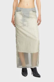 Женская джинсовая юбка DE-PIGO-FSE Разноцветный 28 Diesel A14547 068MV