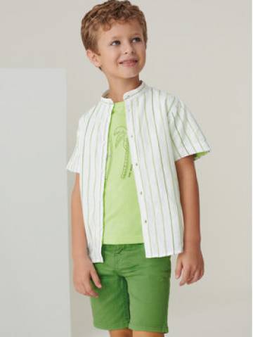 Mayoral Шорти з тканини 3235 Зелений Regular Fit Mayoral Шорти з тканини 3235 Зелений Regular Fit