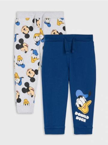 Трикотажні штани, 2 пари Mickey Mouse - сірий Трикотажні штани, 2 пари Mickey Mouse - сірий