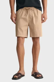 Мужские бежевые шорты DRAWSTRING LOGO Бежевый XL Gant 205075