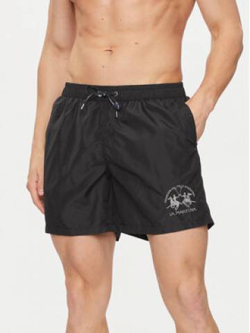 La Martina Шорти для плавання YMM001 PA023 Чорний Regular Fit La Martina Шорти для плавання YMM001 PA023 Чорний Regular Fit