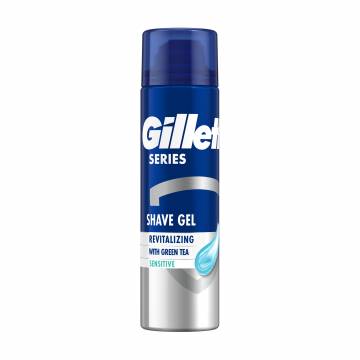 Восстанавливающий гель для бритья Gillette Series, с зеленым чаем, 200 мл Восстанавливающий гель для бритья Gillette Series, с зеленым чаем, 200 мл