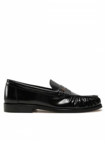 Tommy Hilfiger Мокасини Loafer Abrasivato Leather FW0FW08617 Чорний Tommy Hilfiger Мокасини Loafer Abrasivato Leather FW0FW08617 Чорний