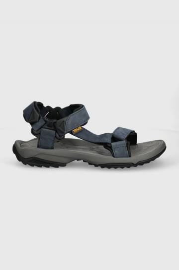 Замшевые сандалии Teva Terra Fi Lite Leather мужские цвет синий 1012072 Замшевые сандалии Teva Terra Fi Lite Leather мужские цвет синий 1012072