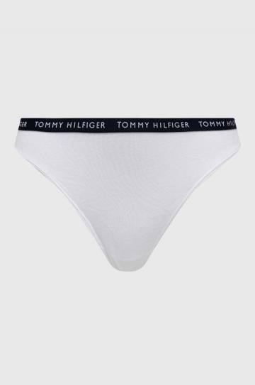 Стринги Tommy Hilfiger (3-pack) цвет белый Стринги Tommy Hilfiger (3-pack) цвет белый