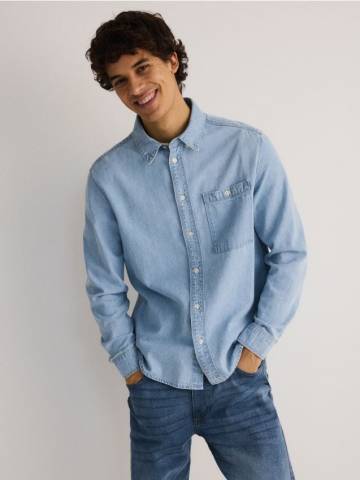 Reserved - Джинсова сорочка regular fit - синій - 8247H-05J Reserved - Джинсова сорочка regular fit - синій - 8247H-05J