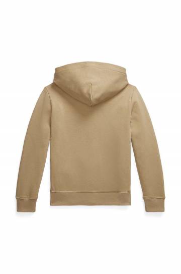 Детская кофта Polo Ralph Lauren цвет бежевый с капюшоном с принтом 323962111003 Детская кофта Polo Ralph Lauren цвет бежевый с капюшоном с принтом 323962111003