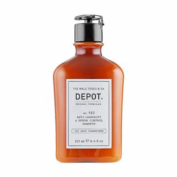 Мужской шампунь для волос Depot 102 Anti-Dandruff & Sebum Control Shampoo против перхоти, 250 мл Мужской шампунь для волос Depot 102 Anti-Dandruff & Sebum Control Shampoo против перхоти, 250 мл