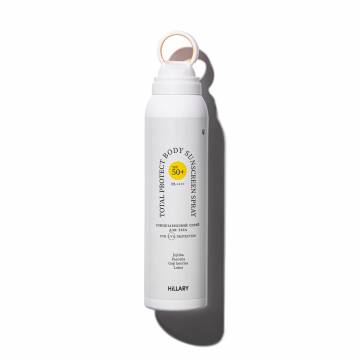 Сонцезахисний спрей для тіла SPF 50+ Hillary Total Protect Body Sunscreen Spray, 150 мл Сонцезахисний спрей для тіла SPF 50+ Hillary Total Protect Body Sunscreen Spray, 150 мл