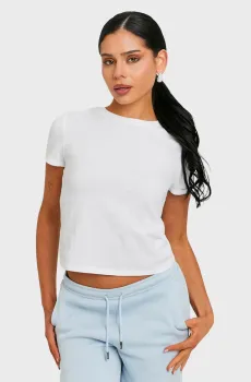 Женская белая футболка Белый S Tally Weijl STSCOPERLA