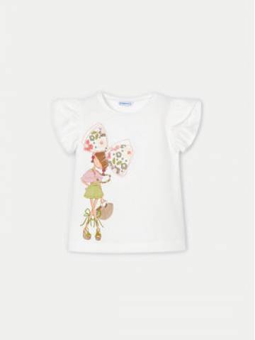 Mayoral Футболка 3091 Бежевий Regular Fit Mayoral Футболка 3091 Бежевий Regular Fit