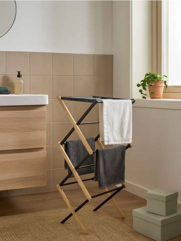 Сушарка для білизни - чорний