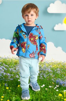 Легка куртка-вітровка з капюшоном Avengers - синій