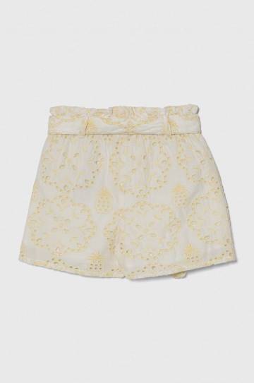 Детские шорты Guess цвет жёлтый