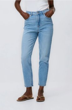 Reserved - Джинси mom fit - синій - 704IR-50J