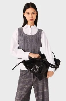 Женская рубашка Разноцветный 38 MAJE MFPTO01238_Grey