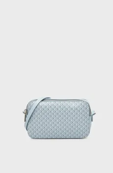 Женская голубая сумка с узором CAMERA Голубой ONESIZE Calvin Klein LV04F3268G