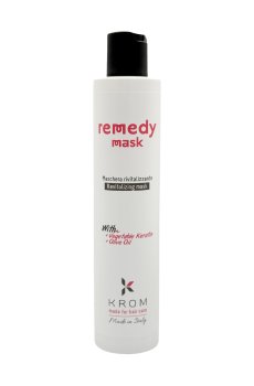 Уценка! Восстанавливающая маска для волос Krom Remedy Mask с растительным кератином и оливковым маслом, 250 мл
