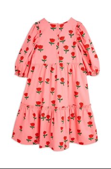 Хлопковое детское платье Mini Rodini Roses