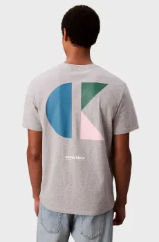 Мужская серая футболка SS 20S CK BAUHAUS Серый L Calvin Klein Jeans LV04RC827G