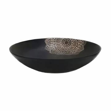 Тарелка суповая Limited Edition Kora черная, 20 см (JH7574-1) Тарелка суповая Limited Edition Kora черная, 20 см (JH7574-1)