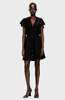 Женское черное платье ABITO Черный 42 Diesel A20250 0JMBP