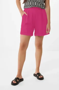 Женские малиновые льняные шорты Малиновый S Mexx SF1633033W