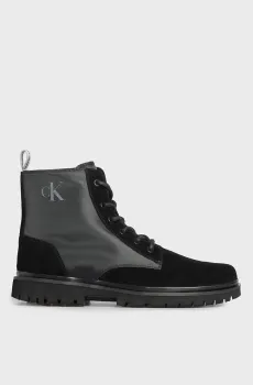 Мужские черные ботинки EVA MID LACEUP LTH BOOT HIKING Черный 43 Calvin Klein YM0YM00842