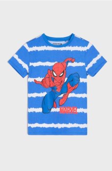 Бавовняна футболка з принтом Spider-Man - синій