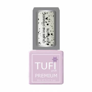 Матовый топ для гель-лака Tufi profi Crumb And Shimmer Top Matte с шимером и мелкой крошкой, 8 мл Матовый топ для гель-лака Tufi profi Crumb And Shimmer Top Matte с шимером и мелкой крошкой, 8 мл