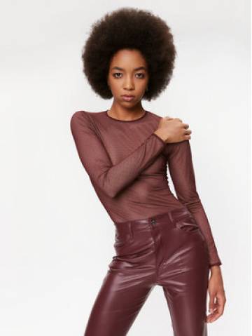 TWINSET Боді 232TT2480 Бордовий Slim Fit TWINSET Боді 232TT2480 Бордовий Slim Fit