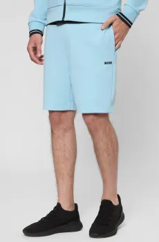 Мужские голубые шорты Голубой S BOSS 50543091;455