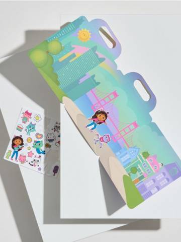 Книжка з наліпками Gabbys Dollhouse - різнобарвний Книжка з наліпками Gabbys Dollhouse - різнобарвний