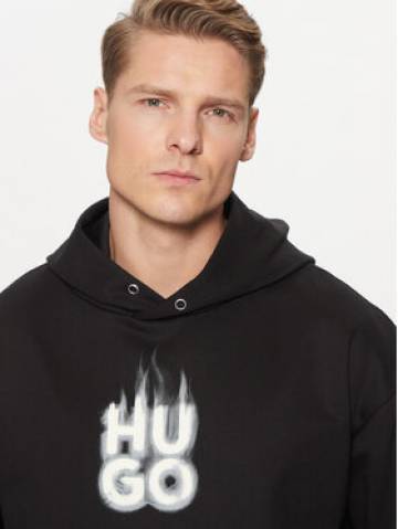 HUGO Світшот Defnio 50530428 Чорний Relaxed Fit HUGO Світшот Defnio 50530428 Чорний Relaxed Fit