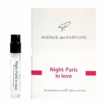 Avenue des Parfums Night Paris in love Парфюмированная вода женская, 2 мл (пробник) Avenue des Parfums Night Paris in love Парфюмированная вода женская, 2 мл (пробник)