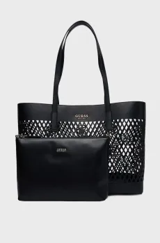 Женская черная сумка 2в1 Черный ONESIZE Guess HWPG99.11240;BLA