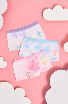 Бавовняні боксерки 3 штуки Care Bears - різнобарвний