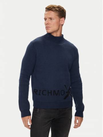 Richmond X Гольф Bodo UMA24107LU Cиній Regular Fit Richmond X Гольф Bodo UMA24107LU Cиній Regular Fit