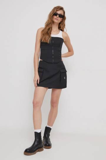 Топ Calvin Klein Jeans женский цвет чёрный Топ Calvin Klein Jeans женский цвет чёрный
