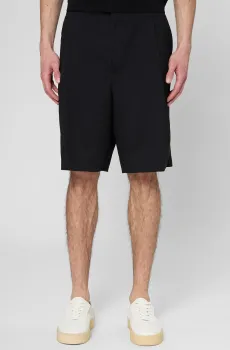 Мужские черные шорты Черный 50 HUGO 50554659;001